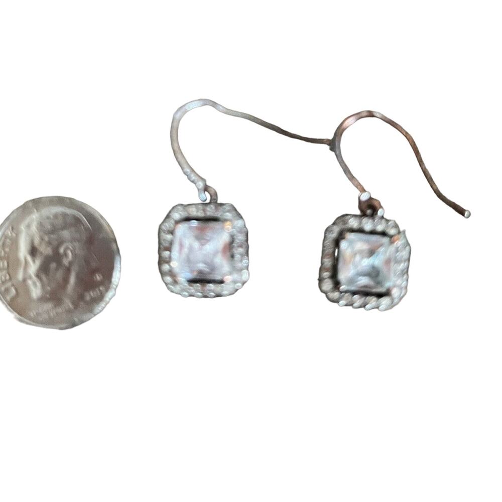 Vintage Costume Jewelry "Diamond" Earrings Beautiful